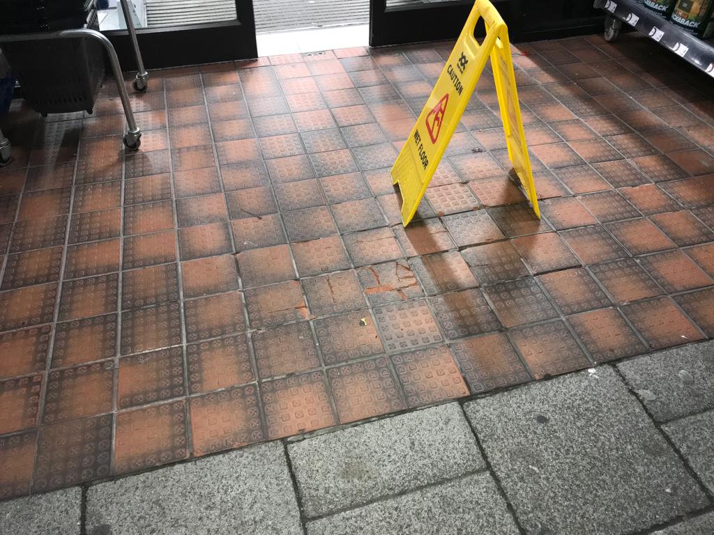 Shopfront flooring refurbishment